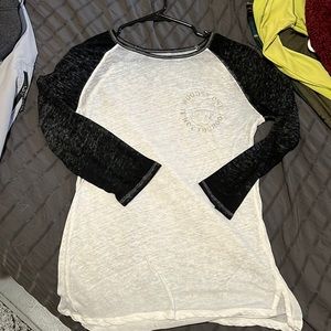 Thin/sheer Woodsy Owl Baseball Tee